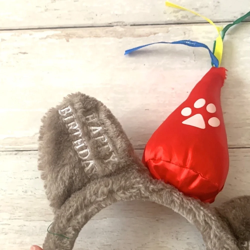 Happy Birthday Headband Animal Ears Party Hat Dress Up Costume Play